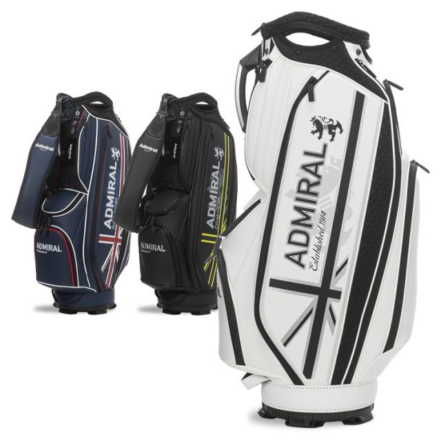 アドミラルゴルフ キャディバッグ メンズ 9.0型 6分割 約3.8kg カートバッグ ゴルフバッグ レア ブランド ADMG5AC2 ADMIRAL GOLF アドミラルキャディバッグ