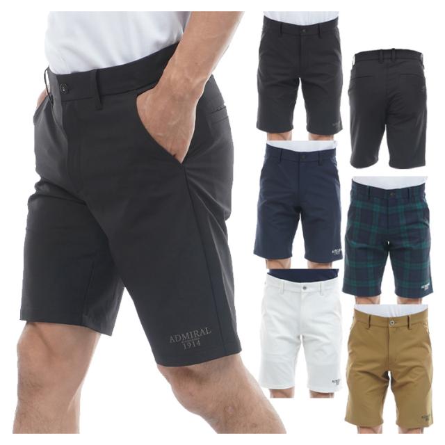 アドミラルゴルフ パンツ メンズ ショートパンツ ゴルフウェア ストレッチ 撥水 ウエストゴム ブランド 無地 春 夏 秋 ADMA609 Admiral golf 14,300円