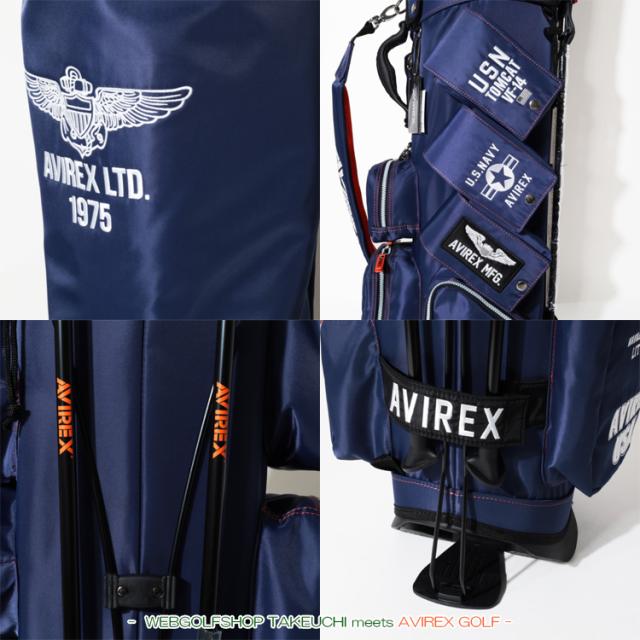 アビレックス ゴルフ キャディバッグ メンズ スタンドバッグ 9.0型 5