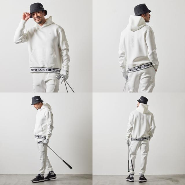 バンデル ゴルフ パーカー メンズ 長袖 フード プルオーバー