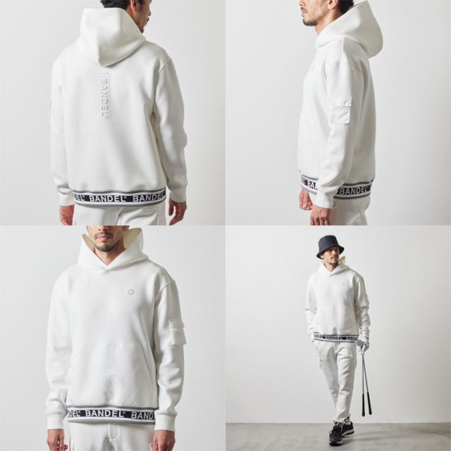 バンデル ゴルフ パーカー メンズ 長袖 フード プルオーバー