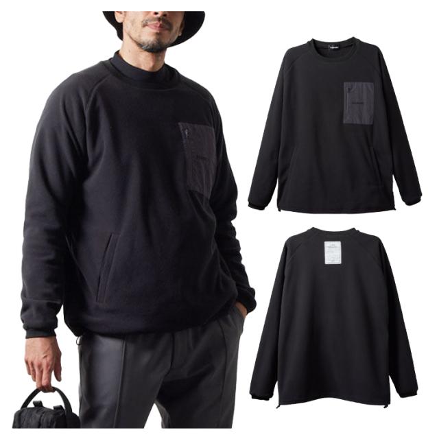 バンデル ゴルフ フリース メンズ 長袖 保温 軽量 クルーネック ファスナーポケット ブルゾン トップス ゴルフウェア ブランド 無地 ロゴ BANDEL GOLF BGS-4AUFCS 30,800円