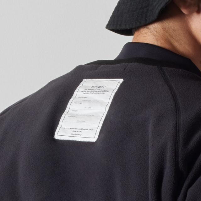 バンデル ゴルフ フリース メンズ 長袖 保温 軽量 クルーネック