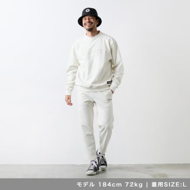 バンデル ゴルフ パンツ メンズ テーパードパンツ スウェット 10分丈 長ズボン 保温 軽量 ゴルフウェア ブランド 無地 ロゴ BNS-5ATSPT BANDEL GOLF_18