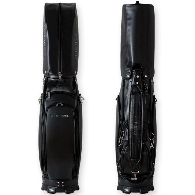 【超美品】BANDEL ゴルフ カートバッグ 黒 バンデル ゴルフ キャディバッグ カートバッグ メンズ レディース 9.5