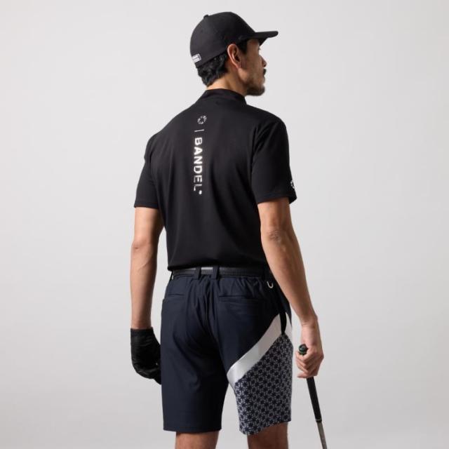 バンデル ゴルフ モックシャツ メンズ 半袖 シャツ ハイネック モック