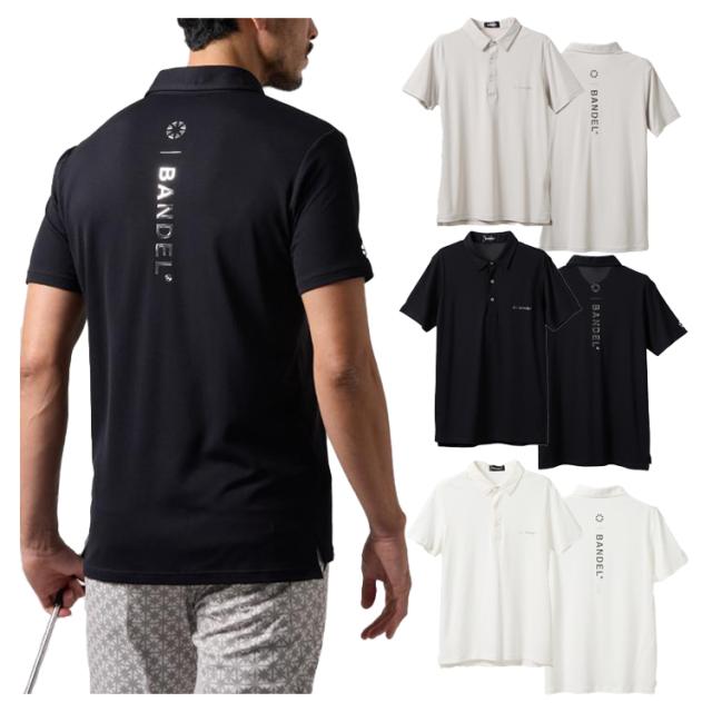 バンデル ゴルフ ポロシャツ メンズ 半袖 シャツ バックロゴ
