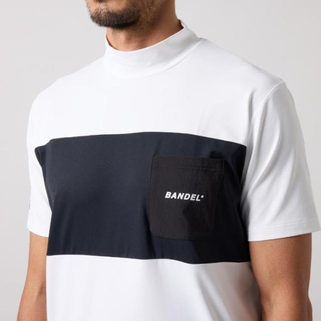 バンデル ゴルフ モックシャツ メンズ 半袖 シャツ ハイネック モック