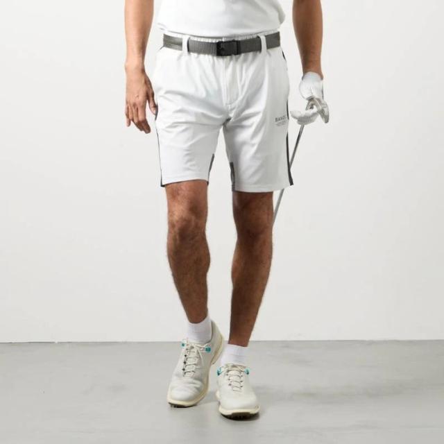 バンデル ゴルフ パンツ メンズ ハーフパンツ ズボン ストレッチ 吸水速乾性 接触冷感 通気性 ゴルフウェア ブランド 無地 ロゴ BGS-6SSCHP BANDEL GOLF_12