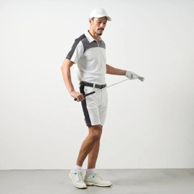 バンデル ゴルフ パンツ メンズ ハーフパンツ ズボン ストレッチ 吸水速乾性 接触冷感 通気性 ゴルフウェア ブランド 無地 ロゴ BGS-6SSCHP BANDEL GOLF_18