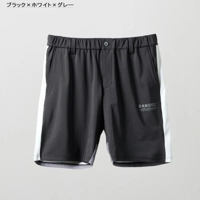 バンデル ゴルフ パンツ メンズ ハーフパンツ ズボン ストレッチ 吸水速乾性 接触冷感 通気性 ゴルフウェア ブランド 無地 ロゴ BGS-6SSCHP BANDEL GOLF_2