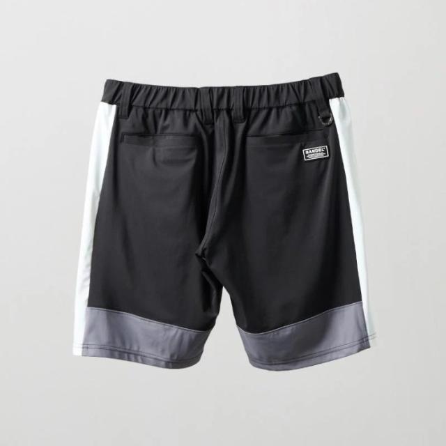 バンデル ゴルフ パンツ メンズ ハーフパンツ ズボン ストレッチ 吸水速乾性 接触冷感 通気性 ゴルフウェア ブランド 無地 ロゴ BGS-6SSCHP BANDEL GOLF_3