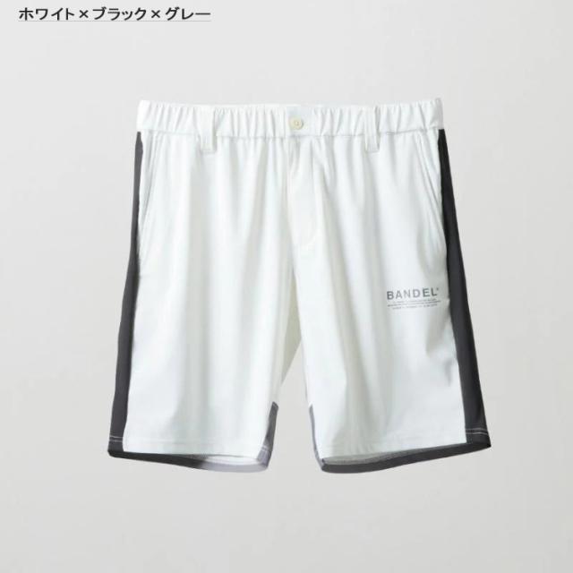 バンデル ゴルフ パンツ メンズ ハーフパンツ ズボン ストレッチ 吸水速乾性 接触冷感 通気性 ゴルフウェア ブランド 無地 ロゴ BGS-6SSCHP BANDEL GOLF_4