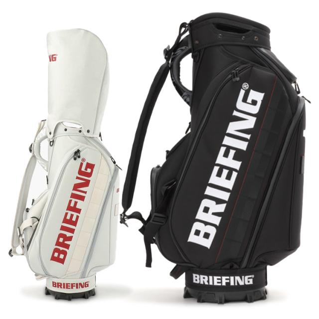 未使用)ブリーフィング ゴルフ キャディバッグ CR-5 #03 シルバー