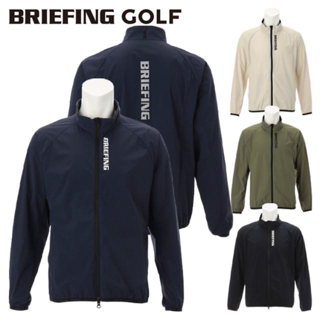ブリーフィング ゴルフ ブルゾン メンズ バックロゴ 長袖 フルジップ