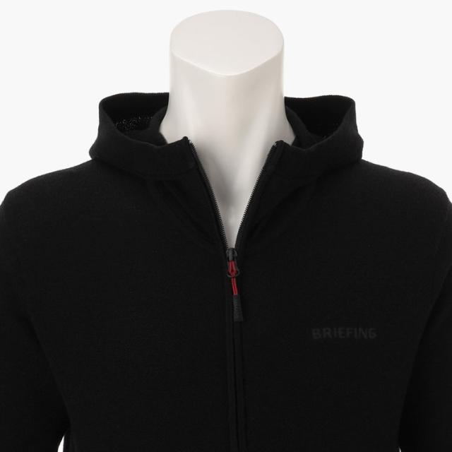 ブリーフィング ゴルフ ニットパーカー ブルゾン メンズ バックロゴ