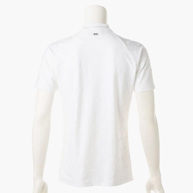 ブリーフィング ゴルフ モックシャツ メンズ シャツ 半袖 ハイネック モックネック ストレッチ 総柄 ジャガード ゴルフウェア ブランド ロゴ BRIEFING BRG241M06_5