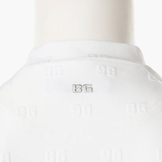 ブリーフィング ゴルフ モックシャツ メンズ シャツ 半袖 ハイネック モックネック ストレッチ 総柄 ジャガード ゴルフウェア ブランド ロゴ BRIEFING BRG241M06_6