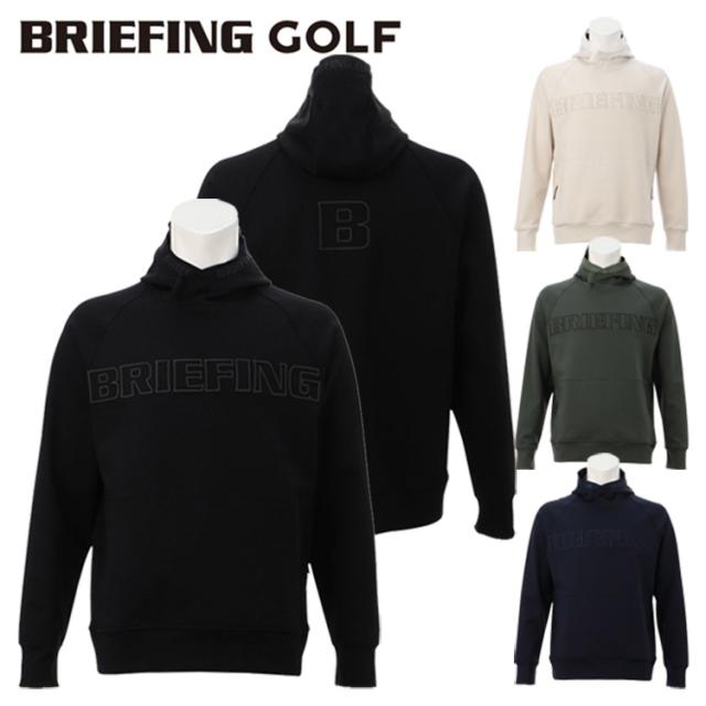 BRIEFING GOLF ブリーフィング ゴルフ パーカー ブラック M ブリーフィング ゴルフ パーカー メンズ プルオーバー フーディー 長袖