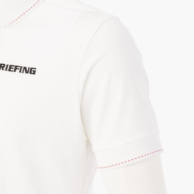 良品/L BRIEFING GOLF ストレッチ ポロシャツ バックロゴ ゴルフ ブリーフィング ゴルフ ポロシャツ メンズ シャツ 半袖 吸水速乾