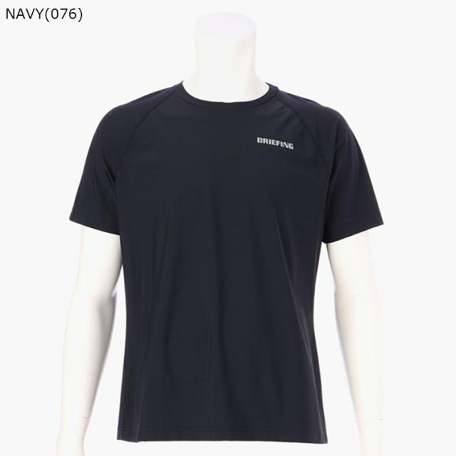 ブリーフィング Tシャツ メンズ クルーネック 半袖 シャツ ストレッチ