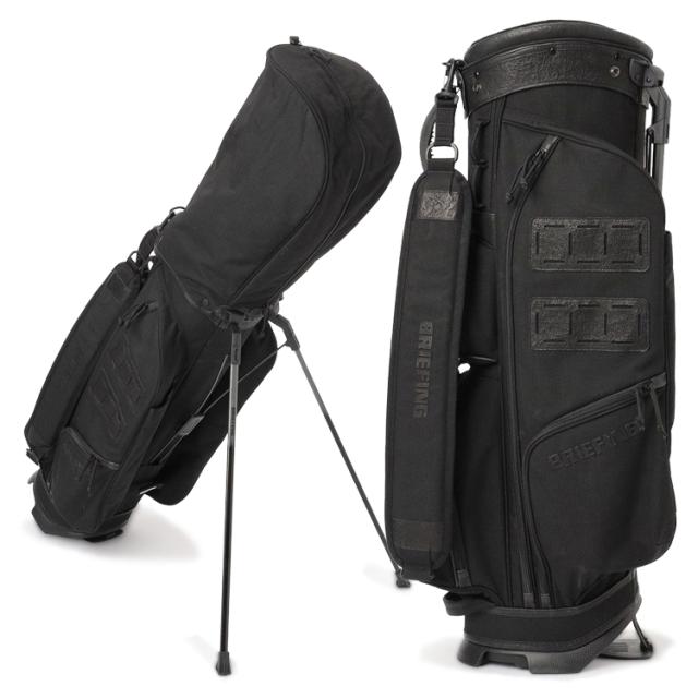 ブリーフィング ゴルフ キャディバッグ スタンドバッグ メンズ 8.5型 4分割 約3.5kg CR-9 エコーレザー ダイニーマ スタンドキャディバッグ ゴルフバッグ レア ブランド ロゴ BRIEFING GOLF BRG233D01