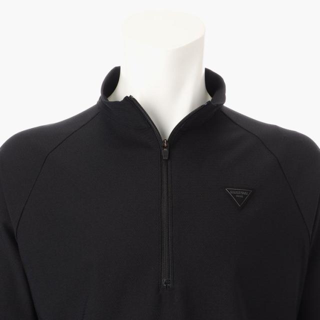 ブリーフィング ゴルフ モックシャツ メンズ 長袖 シャツ ハイネック ハーフジップ 裾リブ メッシュ ストレッチ UVカット 吸汗速乾 ラグランスリーブ リラックスフィット ゴルフウェア ブランド ロゴ BRIEFING GOLF BRG253M14_9