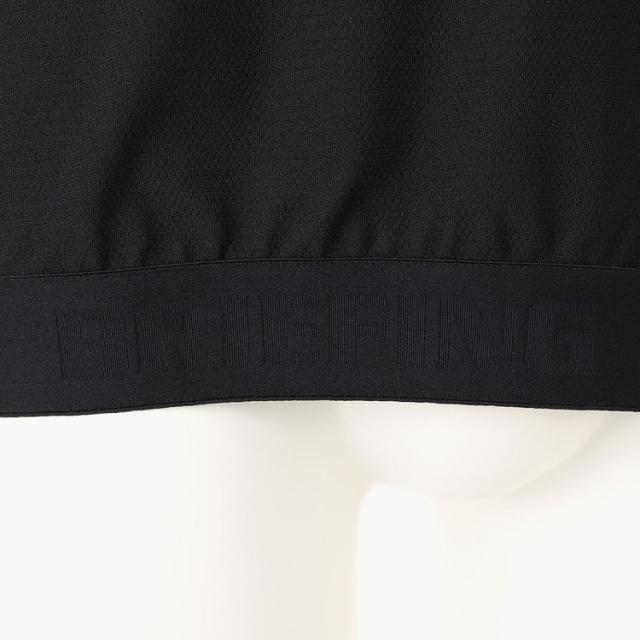 ブリーフィング ゴルフ モックシャツ メンズ 長袖 シャツ ハイネック ハーフジップ 裾リブ メッシュ ストレッチ UVカット 吸汗速乾 ラグランスリーブ リラックスフィット ゴルフウェア ブランド ロゴ BRIEFING GOLF BRG253M14_14