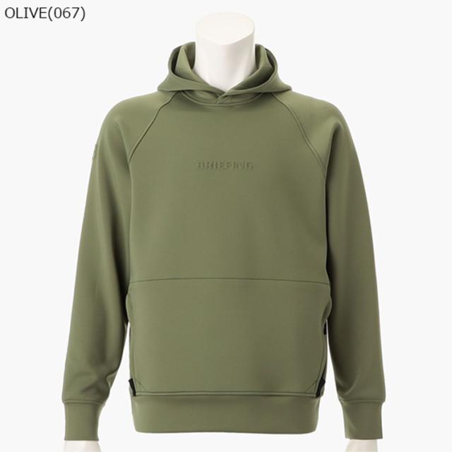 ブリーフィング ゴルフ パーカー メンズ プルオーバー フーディー バックロゴ フード 長袖 ストレッチ ラグランスリーブ ゴルフウェア ブランド 無地 ロゴ BRIEFING BRG253M27 ブリーフィング ゴルフ パーカー メンズ プルオーバー フーディー