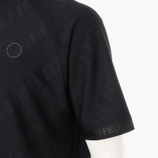 ブリーフィング ゴルフ モックシャツ メンズ 半袖 シャツ ハイネック