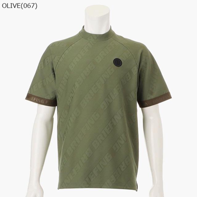 ブリーフィング ゴルフ モックシャツ メンズ 半袖 シャツ ハイネック