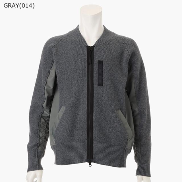 ブリーフィング ゴルフ ブルゾン メンズ 長袖 ニット フルジップ MA-1 撥水 静電気軽減糸仕様 エレカット ジャケット ゴルフウェア ブランド 無地 ロゴ BRIEFING GOLF BRG253M82 ブリーフィング ゴルフ ブルゾン メンズ 長袖 ニット フルジップ MA-1