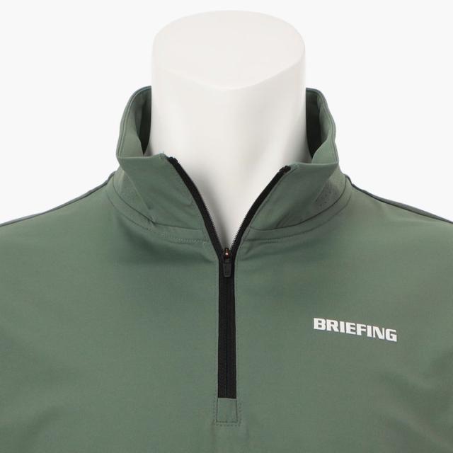 ブリーフィング☆ハーフジップシャツ BRIEFING ハーフジップシャツ