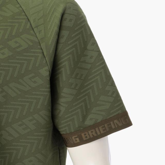 ブリーフィング ゴルフ モックシャツ メンズ 半袖 シャツ ハイネック