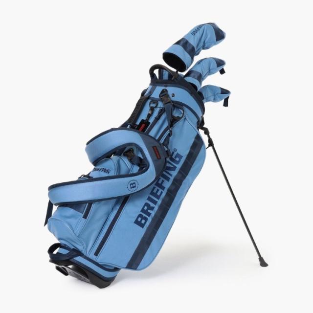 BRIEFING ブリーフィング　レアカラー カートバッグ　水色　ゴルフ　ロゴ BRIEFING ブリーフィング レアカラー カートバッグ 水色 ゴルフ ロゴ