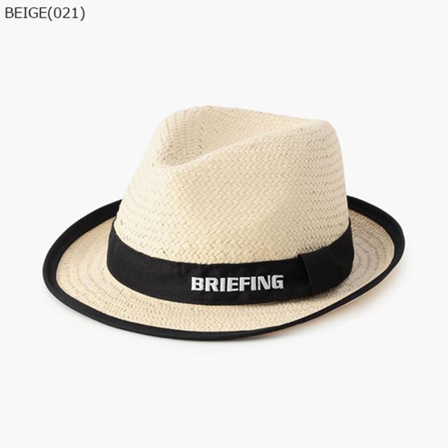 ブリーフィング ゴルフ ストローハット メンズ 中折れハット ハット
