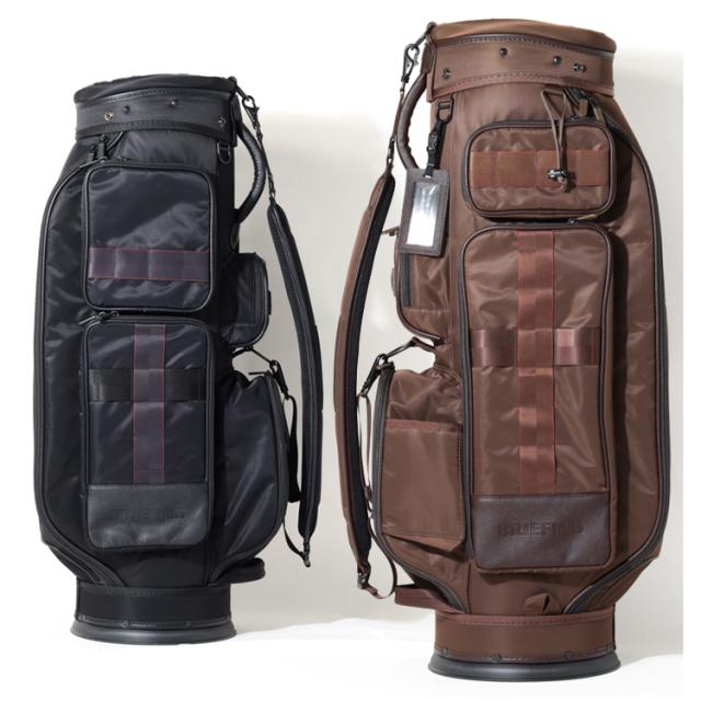 ブリーフィング ゴルフ キャディバッグ 限定 メンズ 8.5型 4分割 約4.2kg CR-6 #03 LC HOL ナイロンツイル 牛革 カートバッグ ゴルフバッグ レア ブランド ロゴ BRIEFING GOLF BRG253D41