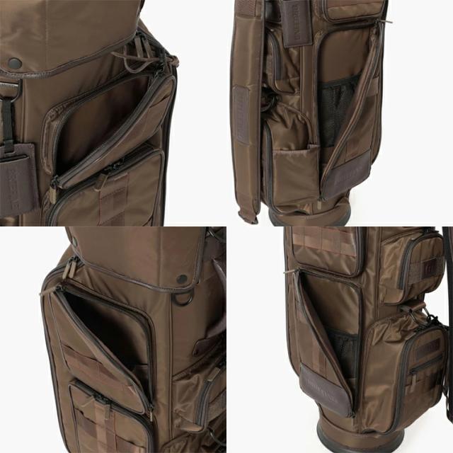 ブリーフィング ゴルフ キャディバッグ 限定 メンズ 8.5型 4分割 約4.2kg CR-6 #03 LC HOL ナイロンツイル 牛革 カートバッグ ゴルフバッグ レア ブランド ロゴ BRIEFING GOLF BRG253D41_17