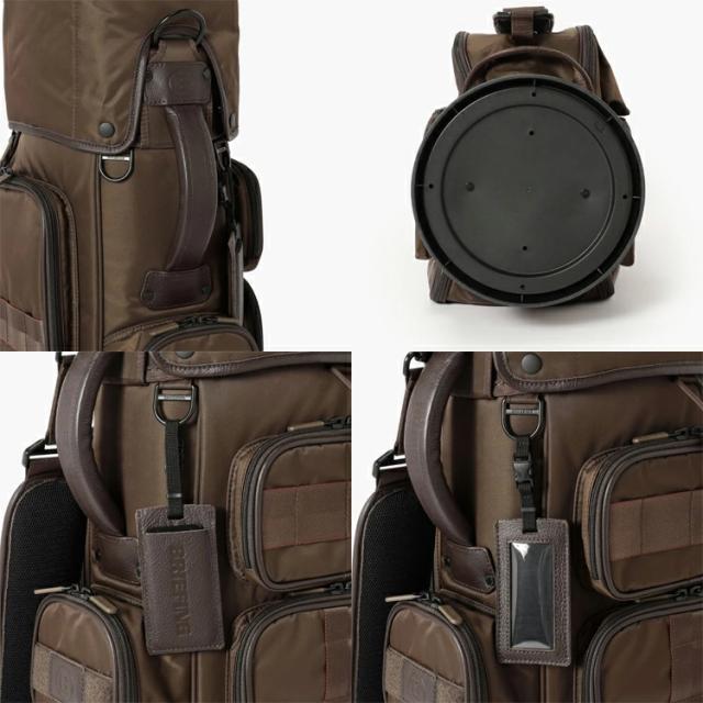 ブリーフィング ゴルフ キャディバッグ 限定 メンズ 8.5型 4分割 約4.2kg CR-6 #03 LC HOL ナイロンツイル 牛革 カートバッグ ゴルフバッグ レア ブランド ロゴ BRIEFING GOLF BRG253D41_19