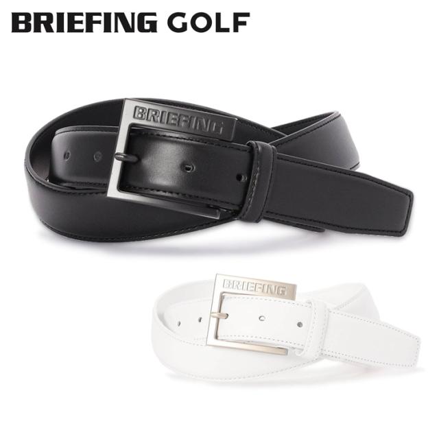 ブリーフィング ゴルフ ベルト メンズ ロゴ レザー 牛革 シンプル ゴルフウェア ゴルフアクセサリー ブランド ロゴ BRIEFING GOLF BRG261F05
