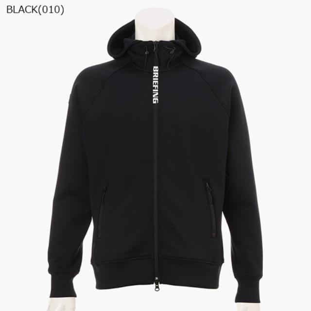 ブリーフィング ゴルフ ブルゾン メンズ フード パーカー 長袖 フルジップ ストレッチ ラグランスリーブ バックロゴ ゴルフウェア ブランド 無地 ロゴ BRIEFING BRG261M09_2