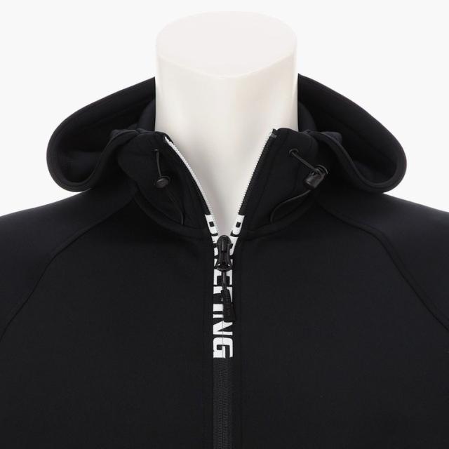 ブリーフィング ゴルフ ブルゾン メンズ フード パーカー 長袖 フルジップ ストレッチ ラグランスリーブ バックロゴ ゴルフウェア ブランド 無地 ロゴ BRIEFING BRG261M09_8