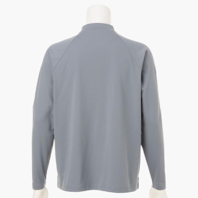 ブリーフィング ゴルフ モックシャツ メンズ 長袖 シャツ ハイネック モックネック ストレッチ 吸水速乾 UVカット ラグランスリーブ リラックスフィット ゴルフウェア ブランド ロゴ BRIEFING GOLF BRG261M17