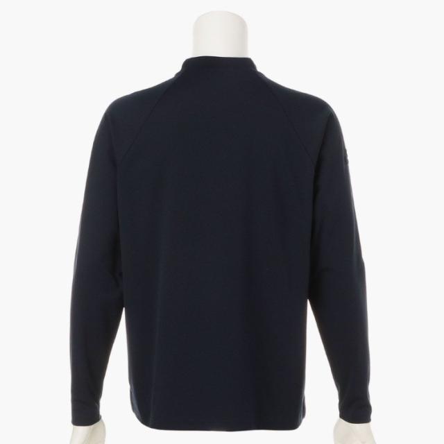 ブリーフィング ゴルフ モックシャツ メンズ 長袖 シャツ ハイネック モックネック ストレッチ 吸水速乾 UVカット ラグランスリーブ リラックスフィット ゴルフウェア ブランド ロゴ BRIEFING GOLF BRG261M17