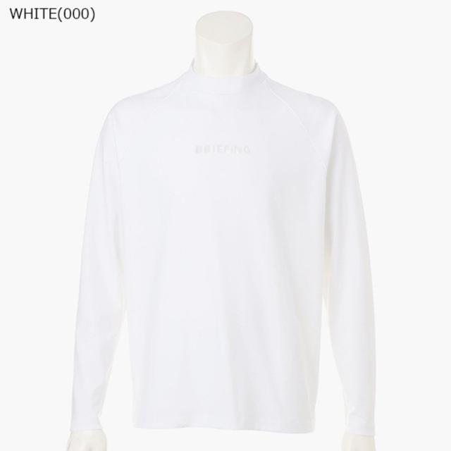 ブリーフィング ゴルフ モックシャツ メンズ 長袖 シャツ ハイネック モックネック ストレッチ 吸水速乾 UVカット ラグランスリーブ リラックスフィット ゴルフウェア ブランド ロゴ BRIEFING GOLF BRG261M17