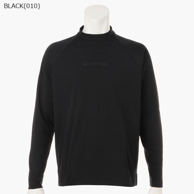 ブリーフィング ゴルフ モックシャツ メンズ 長袖 シャツ ハイネック モックネック ストレッチ 吸水速乾 UVカット ラグランスリーブ リラックスフィット ゴルフウェア ブランド ロゴ BRIEFING GOLF BRG261M17