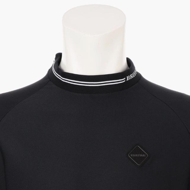 ブリーフィング ゴルフ モックシャツ メンズ 長袖 シャツ ハイネック モックネック ストレッチ 吸水速乾 UVカット 遮熱 防透 ゴルフウェア ブランド ロゴ BRIEFING GOLF BRG261M31_15