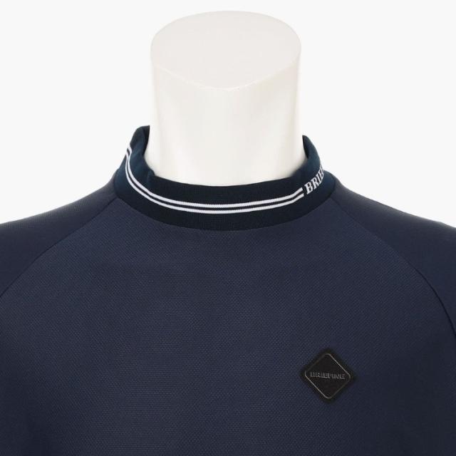 ブリーフィング ゴルフ モックシャツ メンズ 長袖 シャツ ハイネック モックネック ストレッチ 吸水速乾 UVカット 遮熱 防透 ゴルフウェア ブランド ロゴ BRIEFING GOLF BRG261M31_19