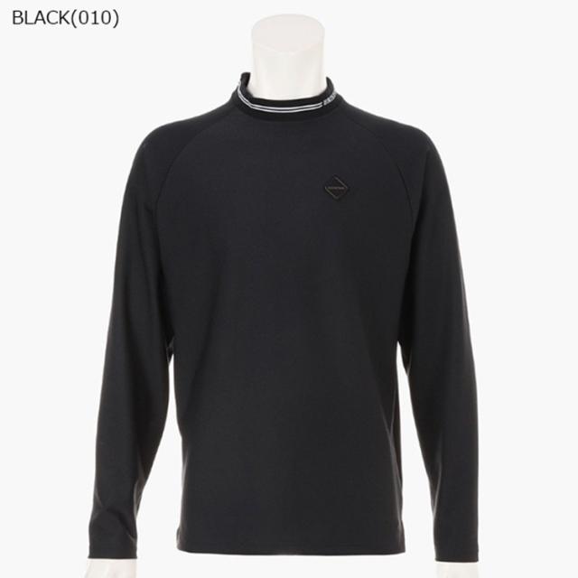 ブリーフィング ゴルフ モックシャツ メンズ 長袖 シャツ ハイネック モックネック ストレッチ 吸水速乾 UVカット 遮熱 防透 ゴルフウェア ブランド ロゴ BRIEFING GOLF BRG261M31_3