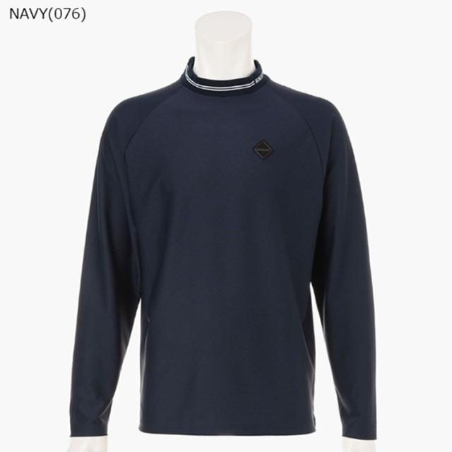 ブリーフィング ゴルフ モックシャツ メンズ 長袖 シャツ ハイネック モックネック ストレッチ 吸水速乾 UVカット 遮熱 防透 ゴルフウェア ブランド ロゴ BRIEFING GOLF BRG261M31_5